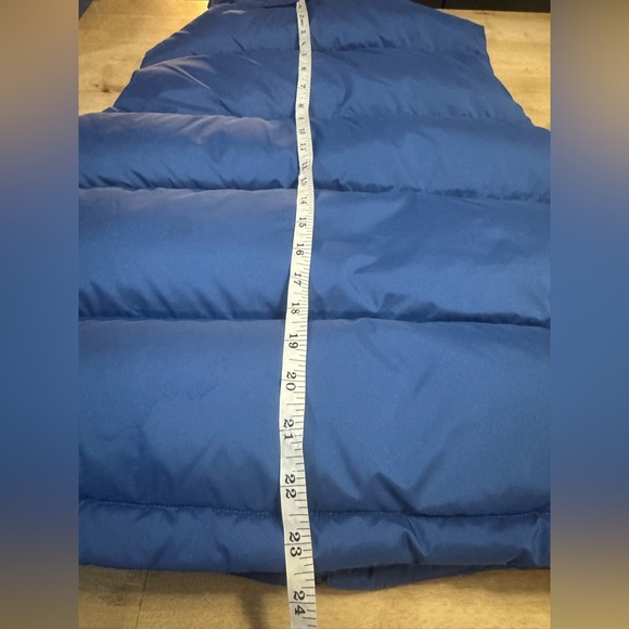 Quince Responsible Hooded Blue down filled Puffer Vest - Picture 10 of 12